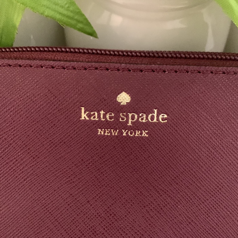 Kate Spade Burgundy and Pink Glitter Crossbody Bag - Picture 3 of 9